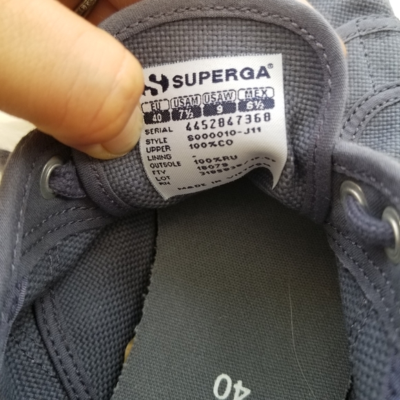 Superga Cotu Classic Blue Shadow/ White size 40 - Picture 7 of 7